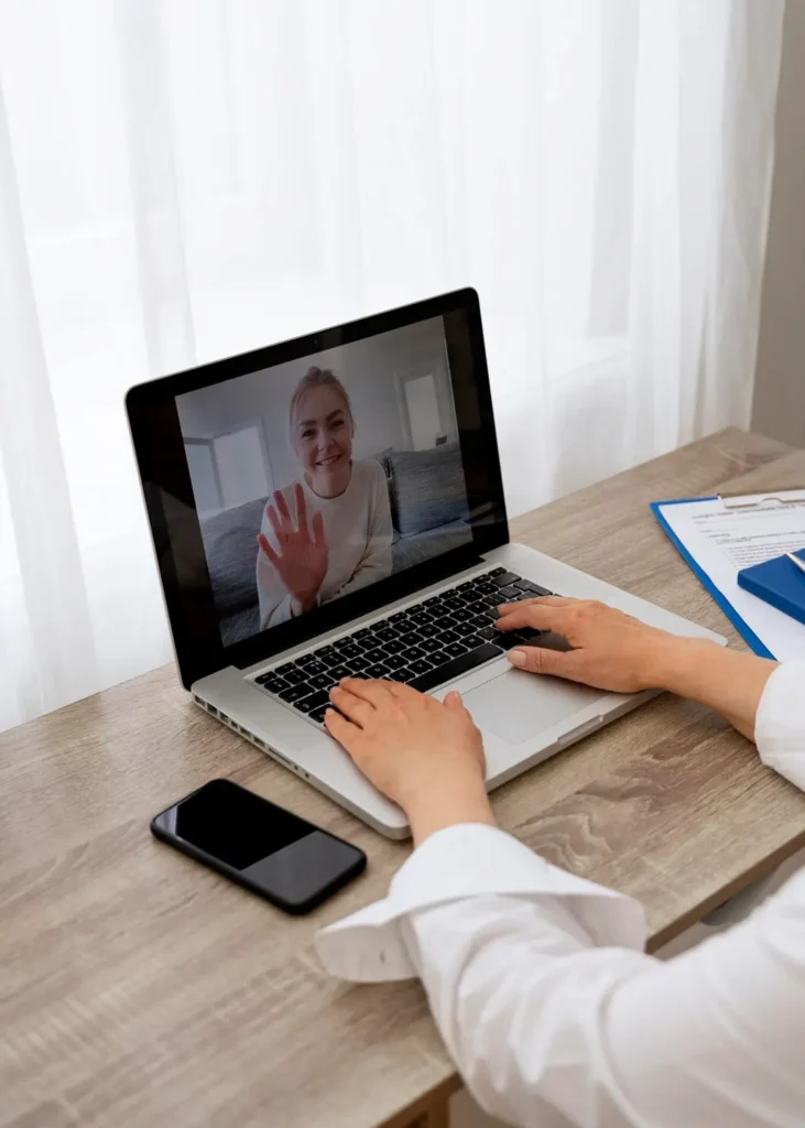 english-teacher-doing-her-lessons-online_23-2148999514